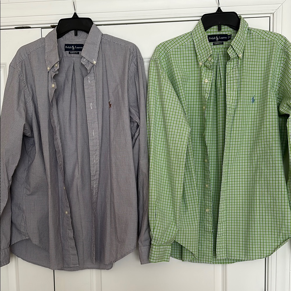 Set of 2 Ralph Lauren Classic Fit 16 1/2 36/37